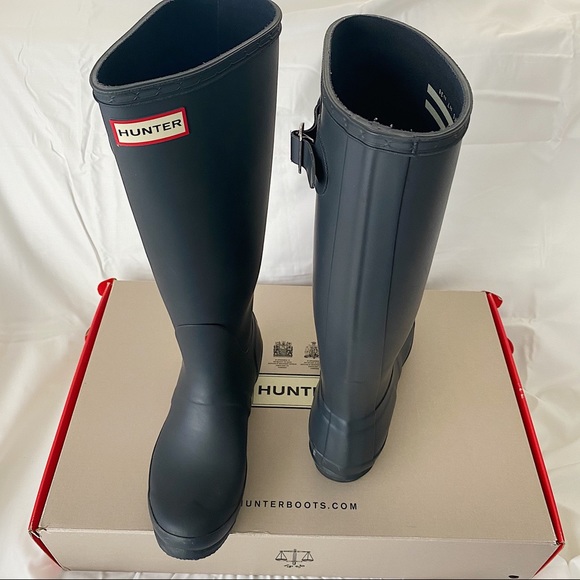 Women’s original tall rain boots: dark slate - Picture 5 of 7